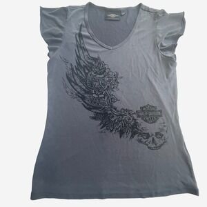 Harley Davidson‎ Genuine Motorclothes Vintage Short Sleeve T-shirt Size Small